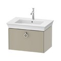 Тумба підвісна під раковину 68,4 см Duravit White Tulip, сіро-коричневий матовий (WT425106060) Duravit Тумби