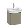 Тумба подвесная под раковину петли справа, 38,4х41 см Duravit White Tulip, серый камень (WT4240RH2H2) Duravit Тумбы
