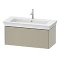 Тумба подвесная под раковину, 98,4х41 см Duravit White Tulip, серо-коричневый матовый (WT424206060) Duravit Тумбы