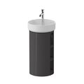 Тумба напольная под раковину, 41х75,1 см Duravit White Tulip, графит (WT42440H1H10000) Duravit Тумбы