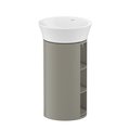 Тумба напольная под раковину, 41х75 см Duravit White Tulip, серый камень матовый (WT423909292) Duravit Тумбы