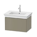 Тумба подвесная под раковину, 68,4х41 см Duravit White Tulip, серый камень (WT42410H2H2) Duravit Тумбы