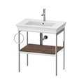 Консоль підлогова 68,4 см, полотенцесушитель зліва, Duravit White Tulip, горіх американський (WT4543L7777) Duravit Консоль