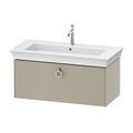 Тумба підвісна під раковину 98,4 см Duravit White Tulip, сіро-коричневий матовий (WT425206060) Duravit Тумби