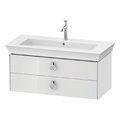 Тумба подвесная под раковину с 2-мя ящиками, 98,4 см Duravit White Tulip, белый (WT435208585) Duravit Тумбы