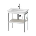 Консоль напольная 68,4 см, полотенцесушитель справа, Duravit White Tulip, белый сатиновый матовый (WT4543R3939) Duravit Консоль