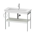 Консоль напольная 98,4 см, полотенцесушитель слева, Duravit White Tulip, белый матовый (WT4544L3636) Duravit Консоль