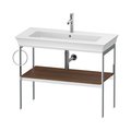Консоль напольная 98,4 см, полотенцесушитель слева, Duravit White Tulip, орех американский (WT4544L7777) Duravit Консоль