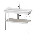 Консоль підлогова 98,4 см, полотенцесушитель праворуч, Duravit White Tulip, білий сатиновий матовий (WT4544R3939) Duravit Консоль