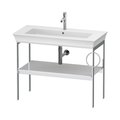 Консоль напольная 98,4 см, полотенцесушитель справа, Duravit White Tulip, белый (WT4544R8585) Duravit Консоль