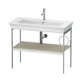 Консоль підлогова 98,4 см, полотенцесушитель праворуч, Duravit White Tulip, сіро-коричневий (WT4544RH3H3) Duravit Консоль