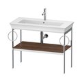 Консоль напольная 98,4 см 2 полотенцесушителя, Duravit White Tulip, орех американский (WT4547B7777) Duravit Консоль