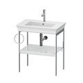 Консоль підлогова 68,4 см, полотенцесушитель зліва, Duravit White Tulip, білий (WT4543L8585) Duravit Консоль