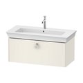 Тумба подвесная под раковину 98,4 см Duravit White Tulip, скандинавский белый (WT42520H4H4) Duravit Тумбы