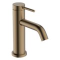 Змішувач для раковини з донним клапаном pop-up Hansgrohe Tecturis S 80 CoolStart, бронза (73302140) Для раковини Бронза