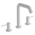 Смеситель для раковины с донным клапаном Push-Open Hansgrohe Tecturis S 150, белый матовый (73330700) Для раковины Белый матовый