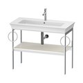 Консоль підлогова 98,4 см 2 рушникосушки, Duravit White Tulip, скандинавський білий (WT4547BH4H4) Duravit Консоль