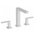Смеситель для раковины на 3 отверстия с донным клапаном push-open Hansgrohe Tecturis E 150, белый матовый (73030700) Для раковины Белый матовый