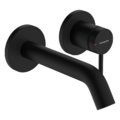 Смеситель для раковины скрытого монтажа Hansgrohe Tecturis S, черный матовый (73350670) Для раковины Черный матовый