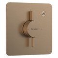 Смеситель скрытого монтажа для душа Hansgrohe DuoTurn Q, бронза (75614140) Для душа Бронза
