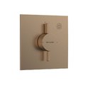 Смеситель скрытого монтажа для душа Hansgrohe DuoTurn E, бронза (75617140) Для душа Бронза