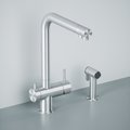 Кухонний змішувач для очищення води Quadro Design Inox, нерж. сталь (383 + DC055.2 AS) Для кухні Нерж. сталь