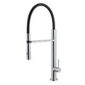 Смеситель для кухни с двухструйным ручным душем Quadro Design Inox, нерж. сталь (399 AS) Для кухни Нерж. сталь