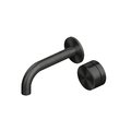 Смеситель скрытого монтажа Quadro Design Stereo, черный матовый (16 10T ON) Для раковины Черный матовый