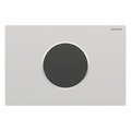 Клавиша смыва питание от сети Geberit Sigma10, хром матовый (115.907.JQ.6) Электронная Для унитазов Электронная