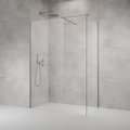 Душевая перегородка Radaway Modo New Brushed Nickel III 130x125 см (389134-91-01+389125-91-01+389000-91) walk-in Прозрачное