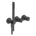 Смеситель для душа Gessi Habito Intreccio, черный матовый (70138-706) Для душа Черный матовый