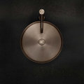 Раковина накладная Ø40 см Gessi Habito, медь матовая (54601-708) На столешницу Круглые