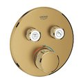 Термостатический смеситель на 2 потребителя Grohe Grohtherm SmartControl, холодный рассвет матовый (29119GN0) Для ванны, Для душа Золото матовый
