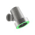 Душевая лейка многоструйная Gessi Outdoor L G01 Meccanica с хромотерапией, нерж. сталь (57721-239) Верхние души Нерж. сталь
