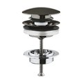 Донный клапан Grohe, графит (65807AL0) Push-open Для раковин 