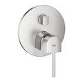 Змішувач з перемикачем на 3 положення Grohe Plus, суперсталь (24093dc3) Для ванни, Для душа Нерж. сталь