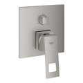 Смеситель для душа с переключателем на 3 потребителя Grohe Eurocube, нержавеющая сталь (24094DC0) Для ванны, Для душа Нерж. сталь