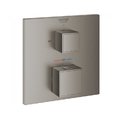 Термостатичний змішувач на 2 споживача Grohe Grohtherm Cube, графіт матовий (24155al0) Для ванни, Для душа Графіт матовий