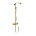 Душевая стойка с термостатом Grohe Euphoria SmartControl System 310, холодный рассвет матовый (26507GN0) Душевые стойки Золото матовый
