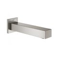  Настенный излив для ванны 170 мм Grohe Eurocube, суперсталь (13303DC0) GroheEurocube Настенные скрытые