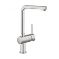 Смеситель однорычажный для мойки Grohe Minta, суперсталь (31375DC0) Для кухни Нерж. сталь