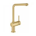 Смеситель однорычажный для мойки Grohe Minta, холодный рассвет матовый (31375GN0) Для кухни Золото матовый