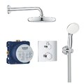 Душовий набір з термостатом Grohe Grohtherm, хром (34729000) Душові комплекти (системи) Хром