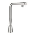 Змішувач для мийки Grohe Zedra SmartControl, суперсталь (31593dc2) Для кухні Нерж. сталь