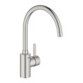 Смеситель для кухонной мойки Grohe Eurosmart Cosmopolitan, суперсталь (32843DC2) Для кухни Нерж. сталь
