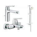 Набір змішувачів для ванни з душовим гарнітуром Grohe Eurosmart Cosmopolitan, хром (UA126112M0) 