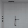 Термостатический душевой комплект скрытого монтажа GRB Incool, черный (incool 602) Душевые комплекты (системы) Черный
