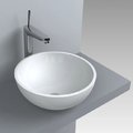 Раковина накладная Fancy Marble Mona 420, белый (304101) На столешницу Круглые