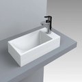 Раковина накладная Fancy Marble Martina 500, белый (5305101) На столешницу Прямоугольные
