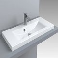 Раковина вбудована Fancy Marble Selina 800, білий (5208101) Вбудовувані зверху 